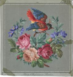 Vakre broderimønster frå 1800-talet
