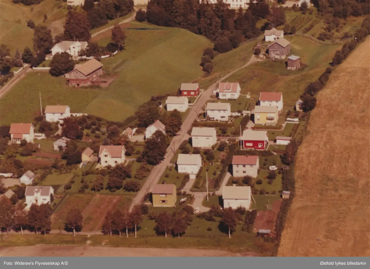 villabebyggelse, skråfoto, 