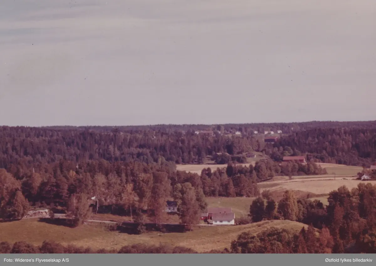 gårdsbruk, skråfoto, 