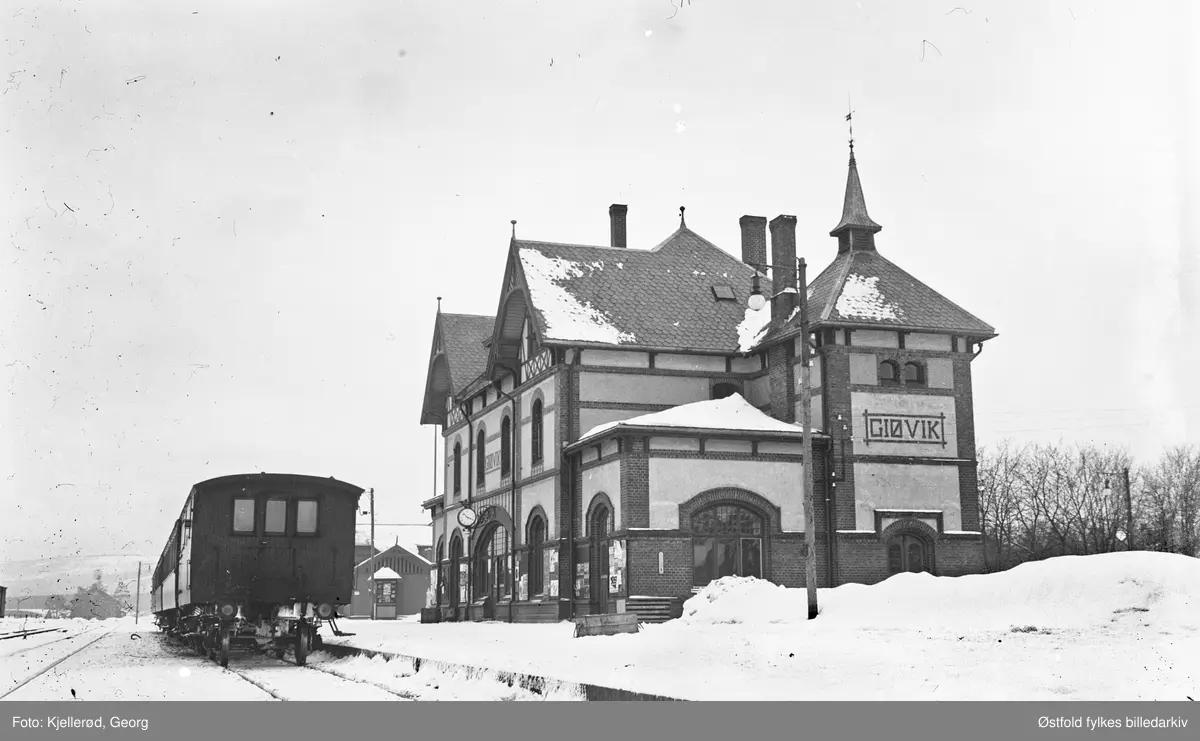 Gjøvik jernbanestasjon.