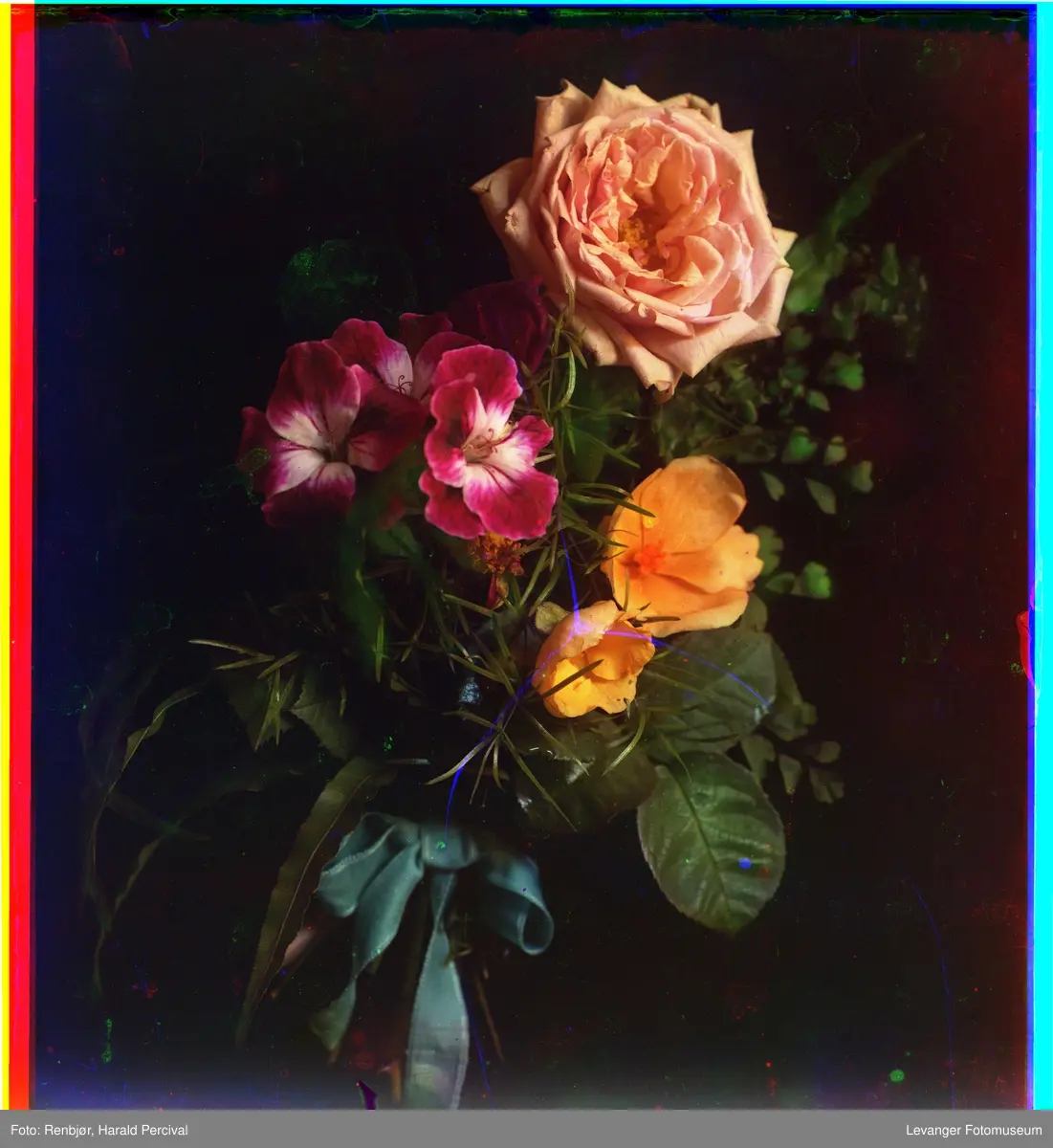 Blomsteroppsats.