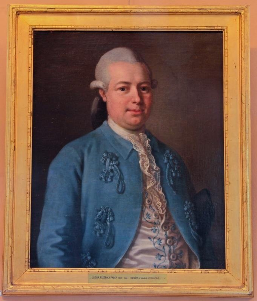 Porträtt av Konrad Stjernfeldt.