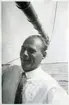 Jackson ute till havs ombord Ariadne. 1940/40-tal.