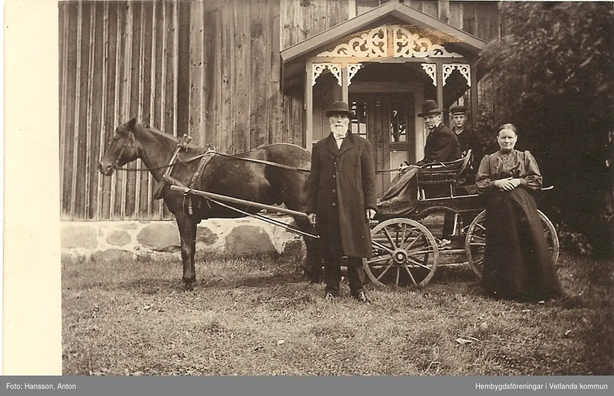 Nils Ljunglund som ska resta tillbaka till Stromsburg, Nebraska.

Fröderyds Hembygdsförening