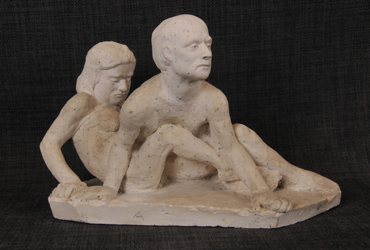 Liknar på skulpturen Drøm (1933), dette er truleg eit utkast.