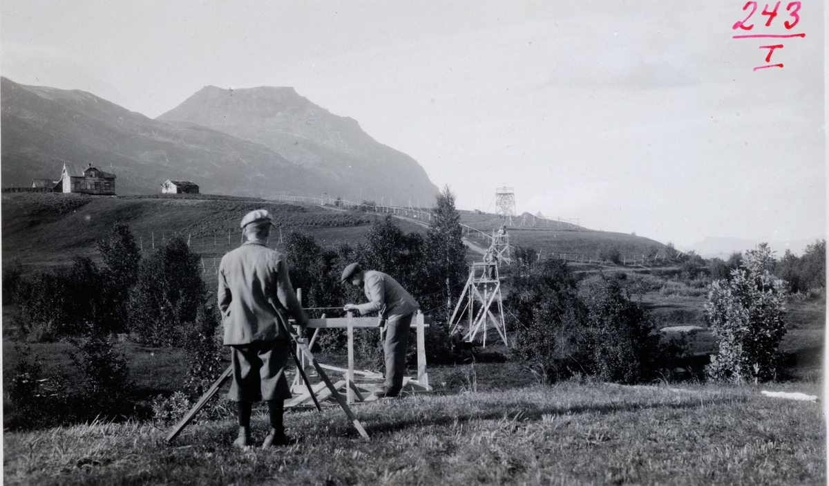 GEODESI. Basismåling: Målselv basis, I linjen