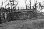 Gräfsnäs, Del av ruinen före restaureringen.