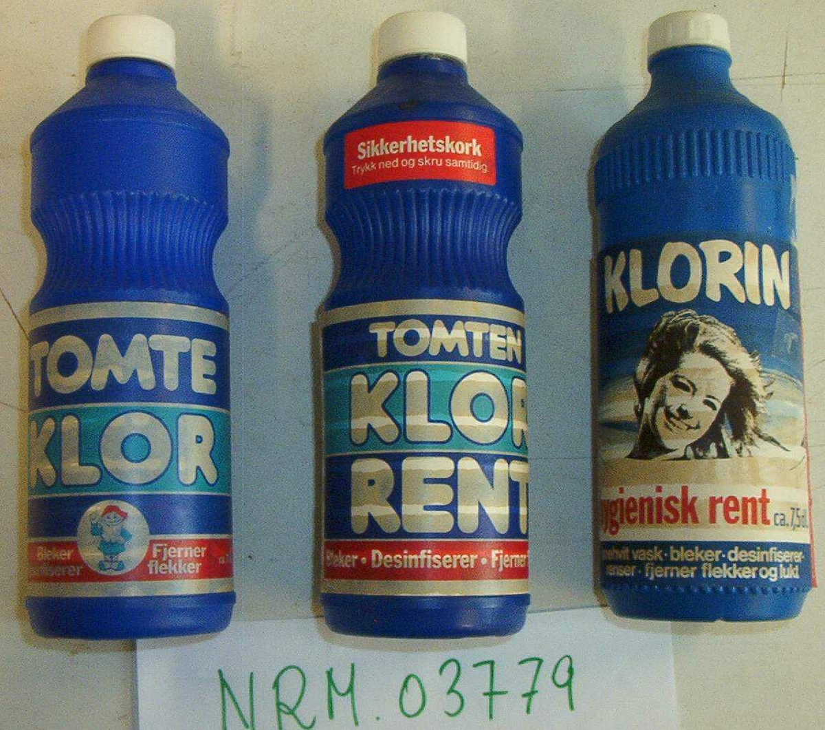 2 flasker Biotex spray fra Tomten
2 flasker Biospray fra Johnson
1 eske majones fra Mills
1 eske majones fra Den-ja
2 flasker ketchup fra Mills
1 flasker ketchup fra Idun
1 flaske klorin fra Lilleborg
2 flasker klorin fra Tomten
1 flaske balsamshampoo fra Midelfart
1 flaske balsamshampoo fra Gillette
1 boks morsmelktillegg fra Nestlé
1 boks morsmelktillegg fra Collett
1 ekske sjokolade fra Freia
1 ekske sjokolade fra Fazer
1 glass søtningsmiddel Tomten
1 glass søtningsmiddel Bayer Kjemi Lysaker
1 glass søtningsmiddel Erik Haugen 
1 este fullkornbrød fra Wasa
1 este fullkornbrød fra Vestfold Flatbrødfabrikk
4 pakker kalorifattig sjokopulver fra Grete Roede
3 pakker kalorifattig sjokopulver fra Confecta
2 bokser kattemat Fristis fra Riber & Sønn Bergen
2 bokser kattemat Knaskis fra Master Foods
3 flasker Ajax fra Colgate Palmolive
1 flaske rengjøringsmiddel fra Tomten
1 flaske Lijax fra TD Buvika
