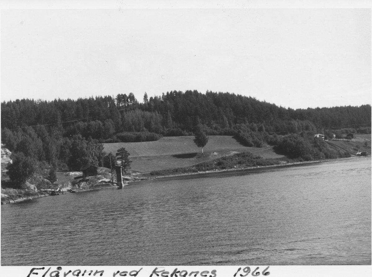 Flåvann, Ulefossvassdraget, Rekanes, 1966.