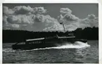 Fotodatum juli 1950. M/S Sandö passerar Blockhusudden på ingående tur till Stockholm.