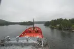 En resa med m/s Östanvik t o r  Lövholmen, Stockholm-Slite, Gotland 2011, fraktandes cement. En dokumentation av Arkivarie Eva Hult och fotograf Anneli Karlsson från Sjöhistoriska.