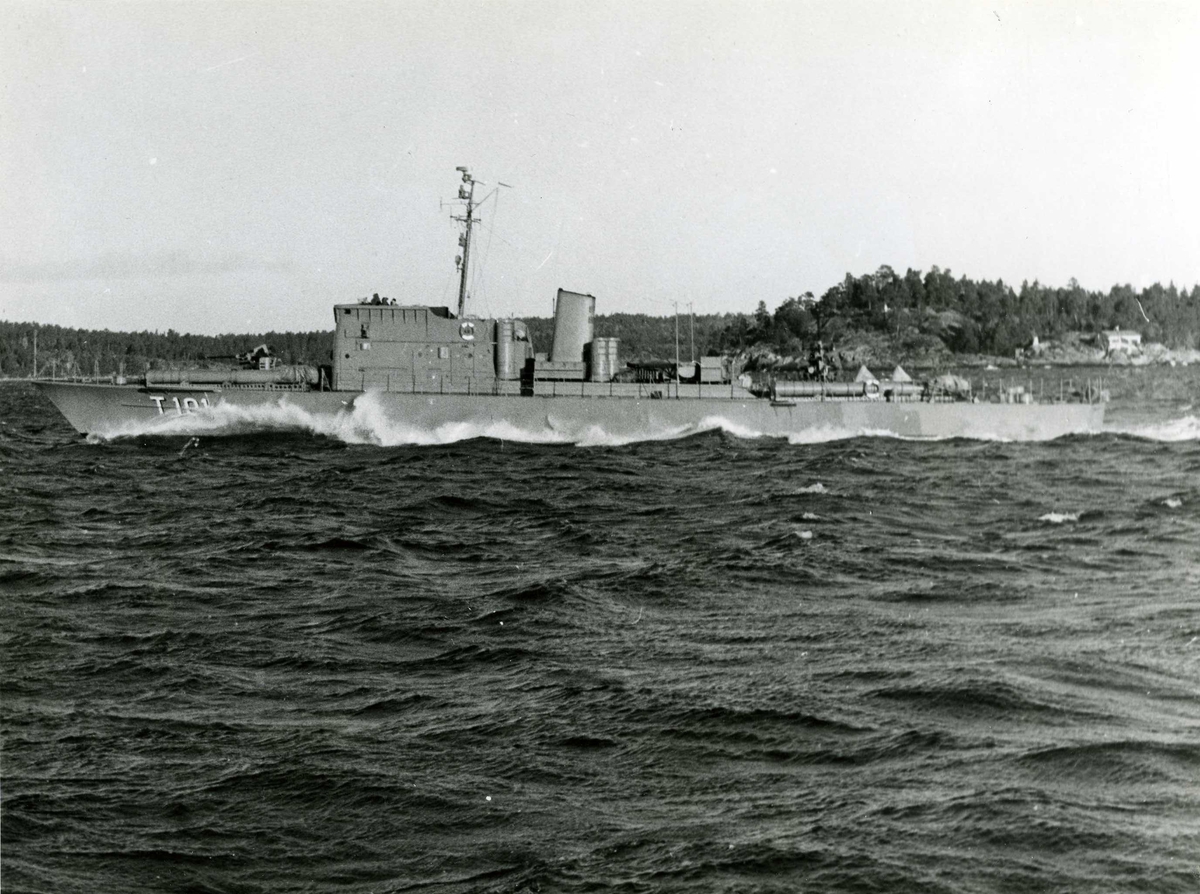 Motortorpedbåten Perseus (T 101) år 1952.