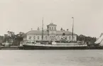 Passagerarångfartyget Nore av Stockholm i Åhus hamn, den 3:e april 1903.