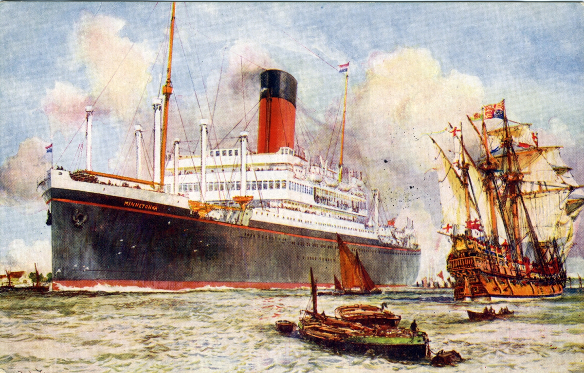 London's largest ship in 1924.....