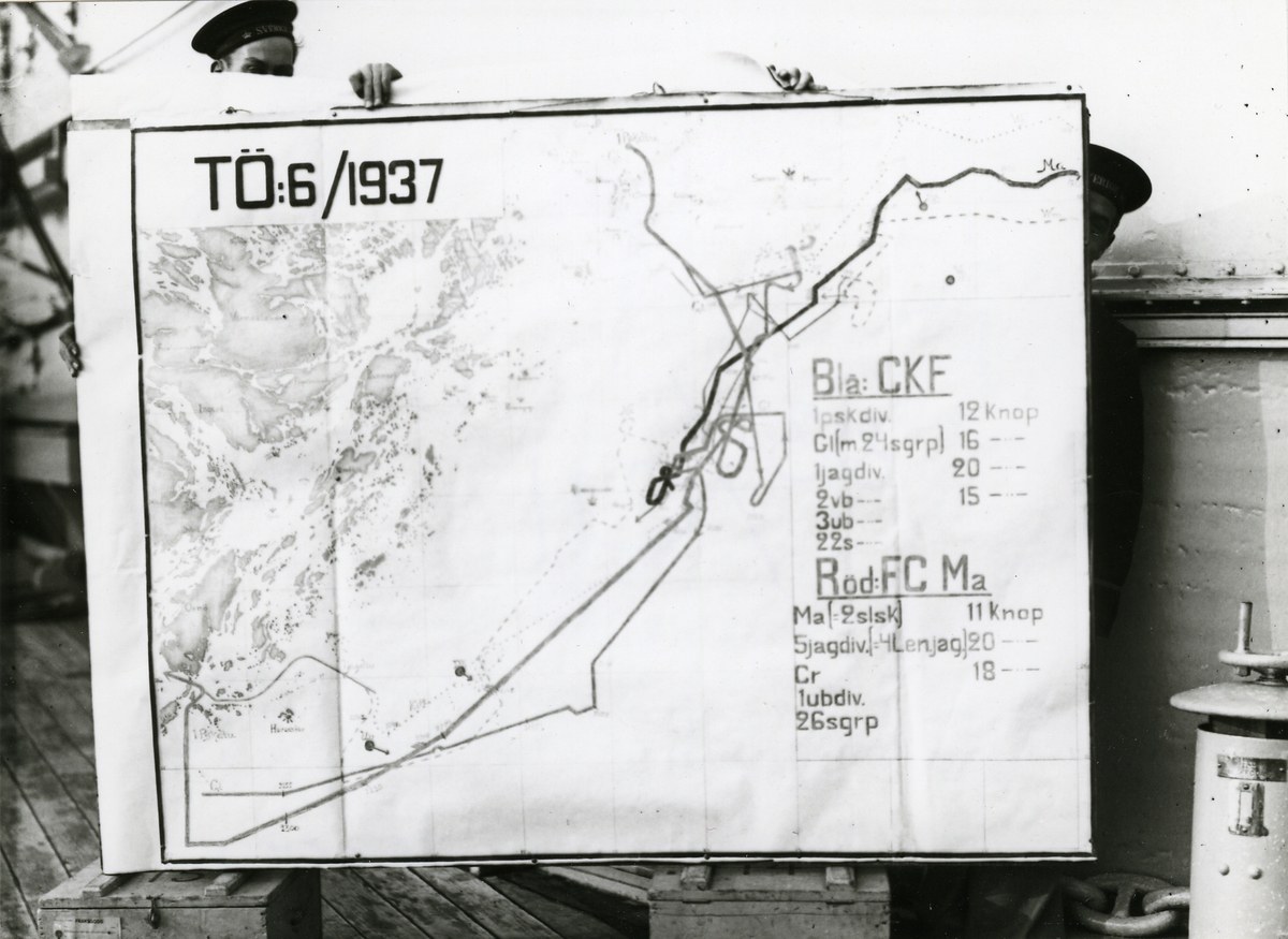 Karta över TÖ: 6/1937.