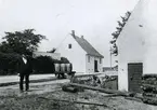 Verkmästare Larsson gamla dockan i Karlskrona örlogsvarv 1907.