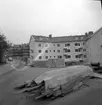 Nybyggda hyreshus på Tureborg 1960