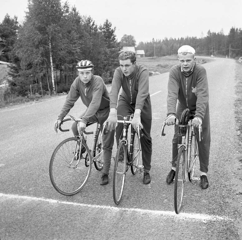 Cykelstafett i september 1960