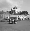 Glasskiosk på torget