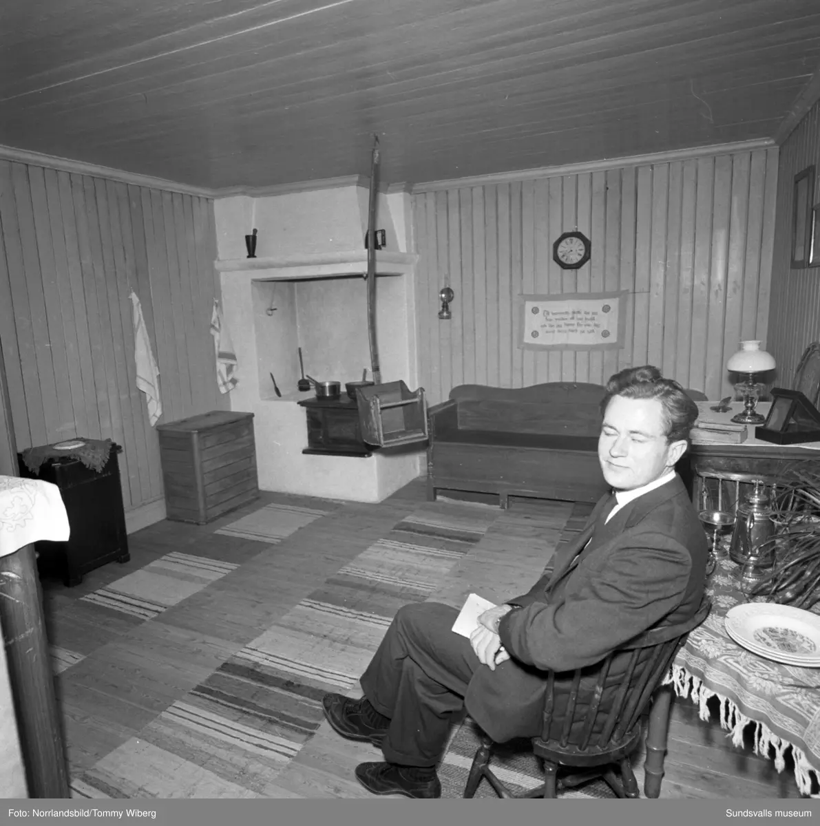 Irländsk författare på Sundsvalls museum.