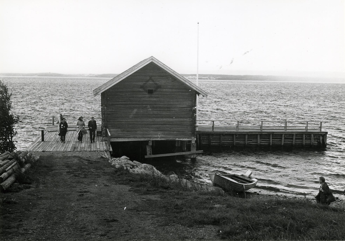 Hackås ångbåtsbrygga vid södra Storsjön i Jämtland.