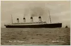 Atlantångaren S/S OLYMPIC, White Star Line. Vykort.