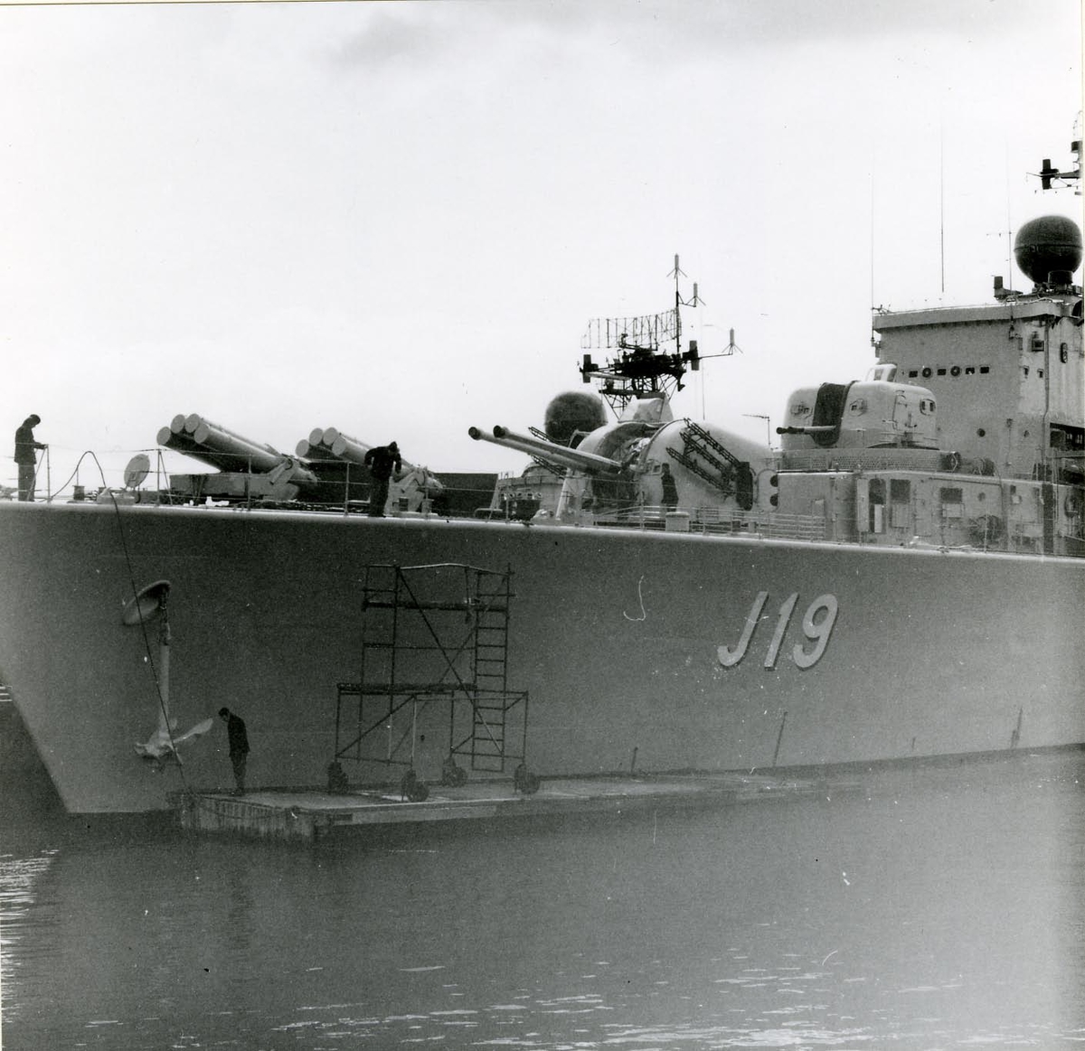 Jagaren Smålands förskepp.