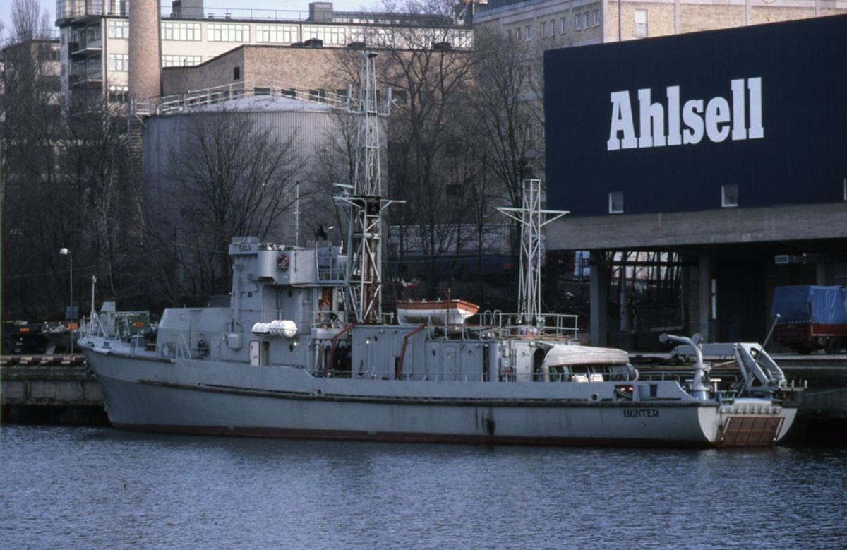 [Text diaram:] STH-SÖ "HUNTER" 1992-03
