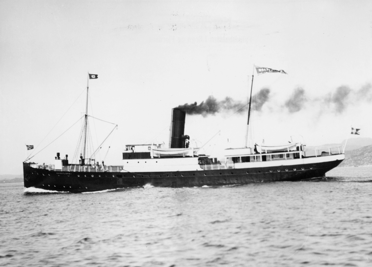 Laste- og passasjerskip, eksteriør, D/S "Nordfjord I".