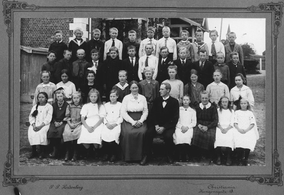 Skolebilde fra Kråkstad skole