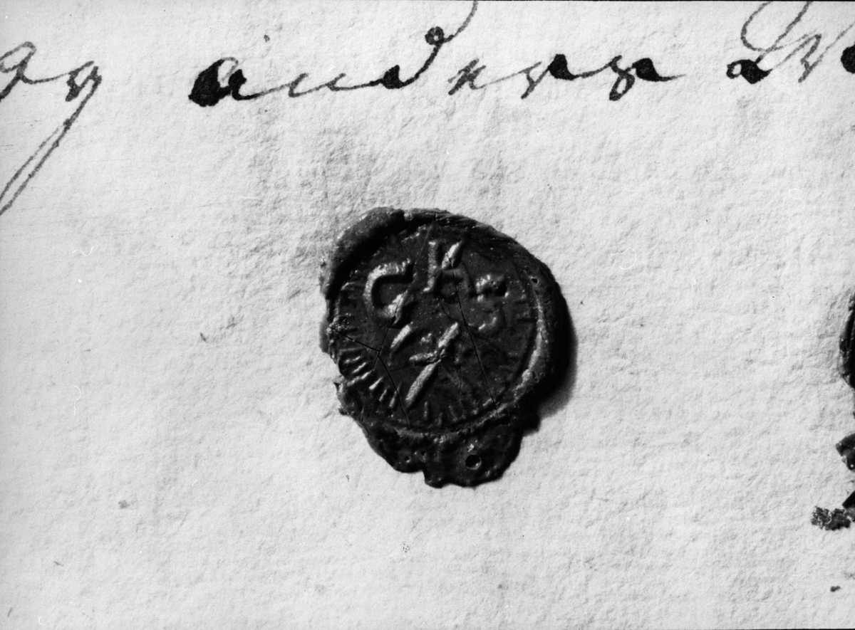 Signeter fra 1717 som tilhørte Gulbrand K.Våler.