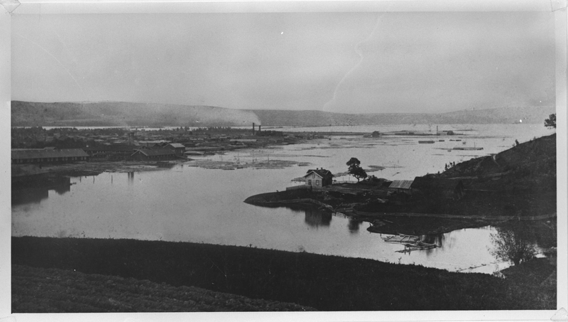 Volla-strøket og sagbrukene.