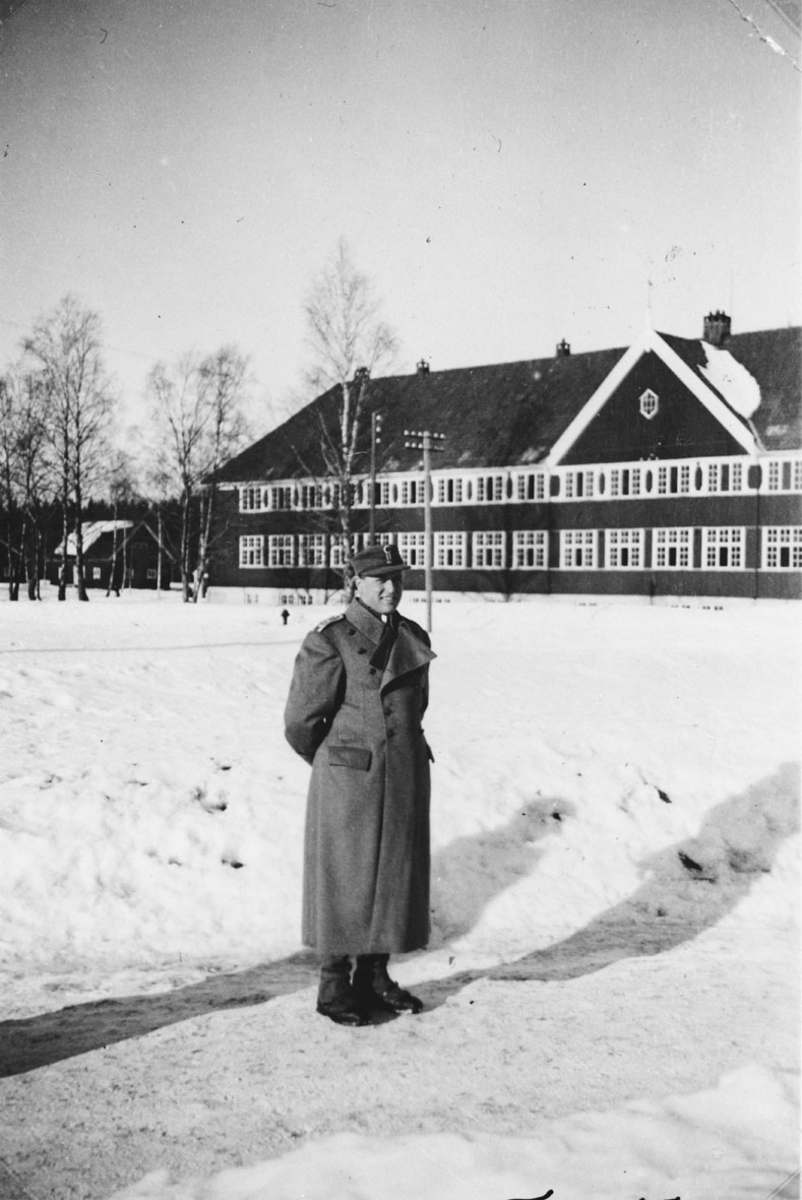 Kronprins Olav på Trandum 1938