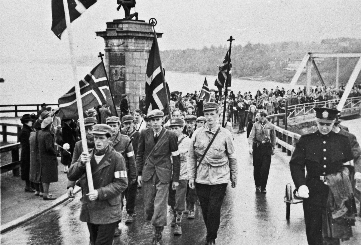17. mai 1945 ved Sundet. 