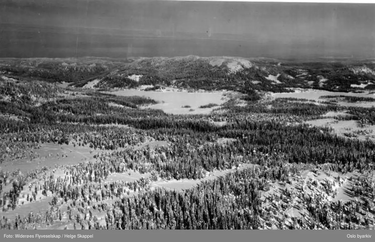 vinter, marka (Flyfoto)