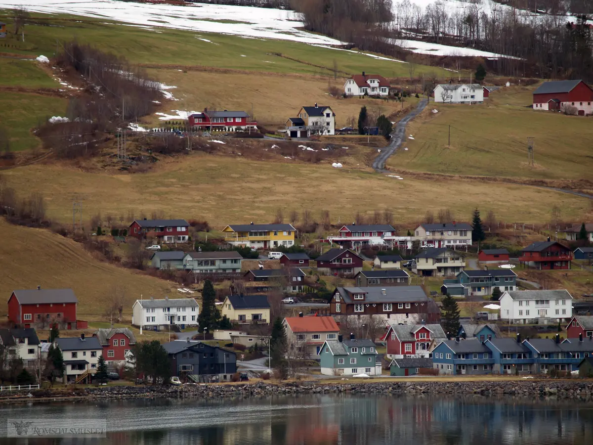 Eidsvåg i panorama sett fra Vorpenes.