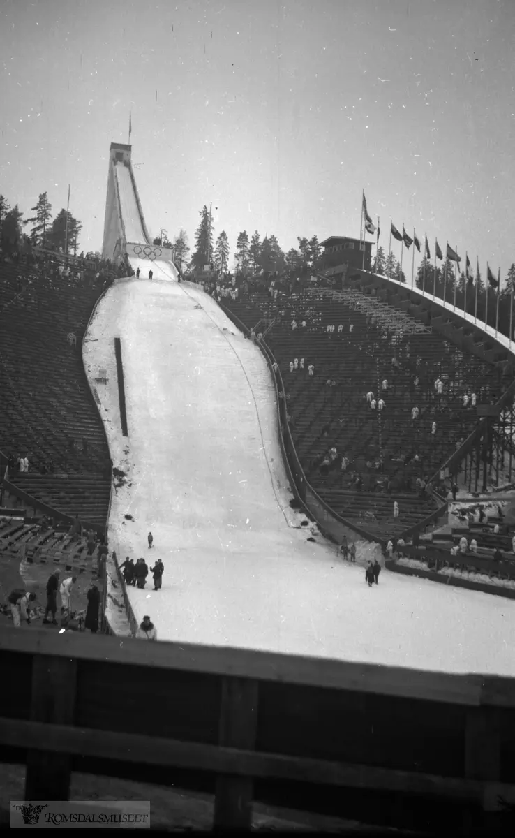 Holmenkollen..Olympiske leker i Oslo 1952.