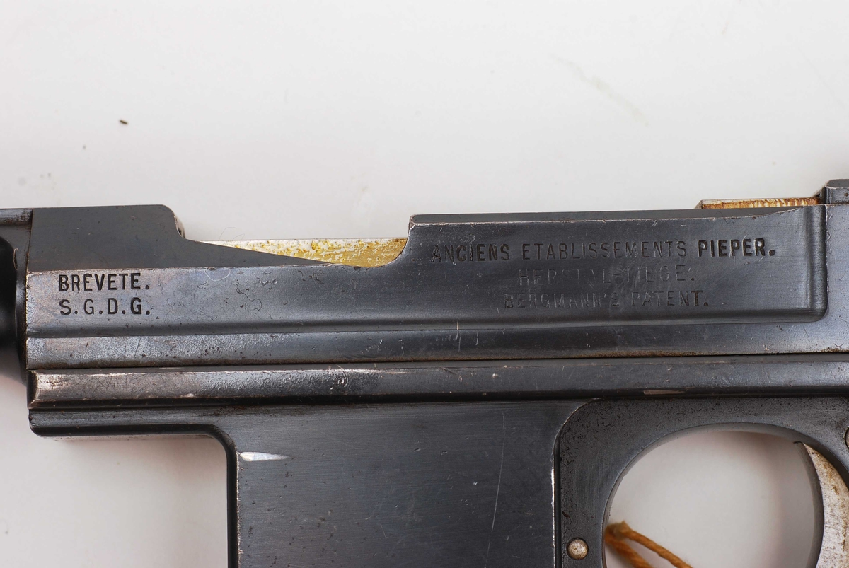Pistol 9mm largo Bergman Bayard M1910