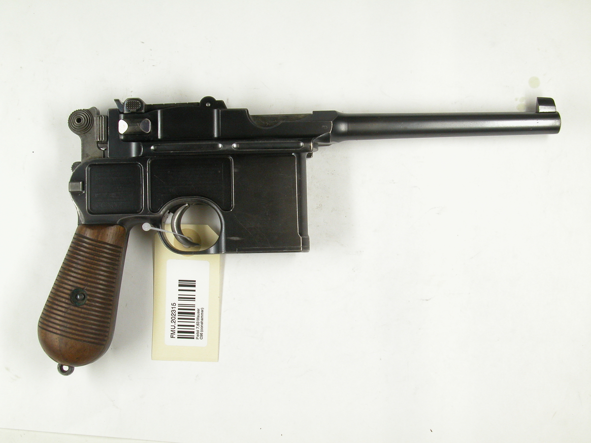 Pistol 7,63 mm Mauser C96 (conehammer)