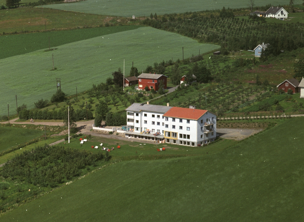 Flyfoto, Grande Rekreasjonshjem, Nes, Hedmark.