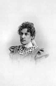 PORTRETT: MINA BØRRESEN FØDT: SKRAASTAD 1875, SKRÅSTAD ØVREDubb: 414-2243. 