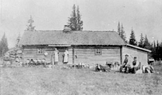 Vang H, Vang Almenning,  Bolsdalen i Åstadalen, Vestre Disen seter, seterfjøs med budeier