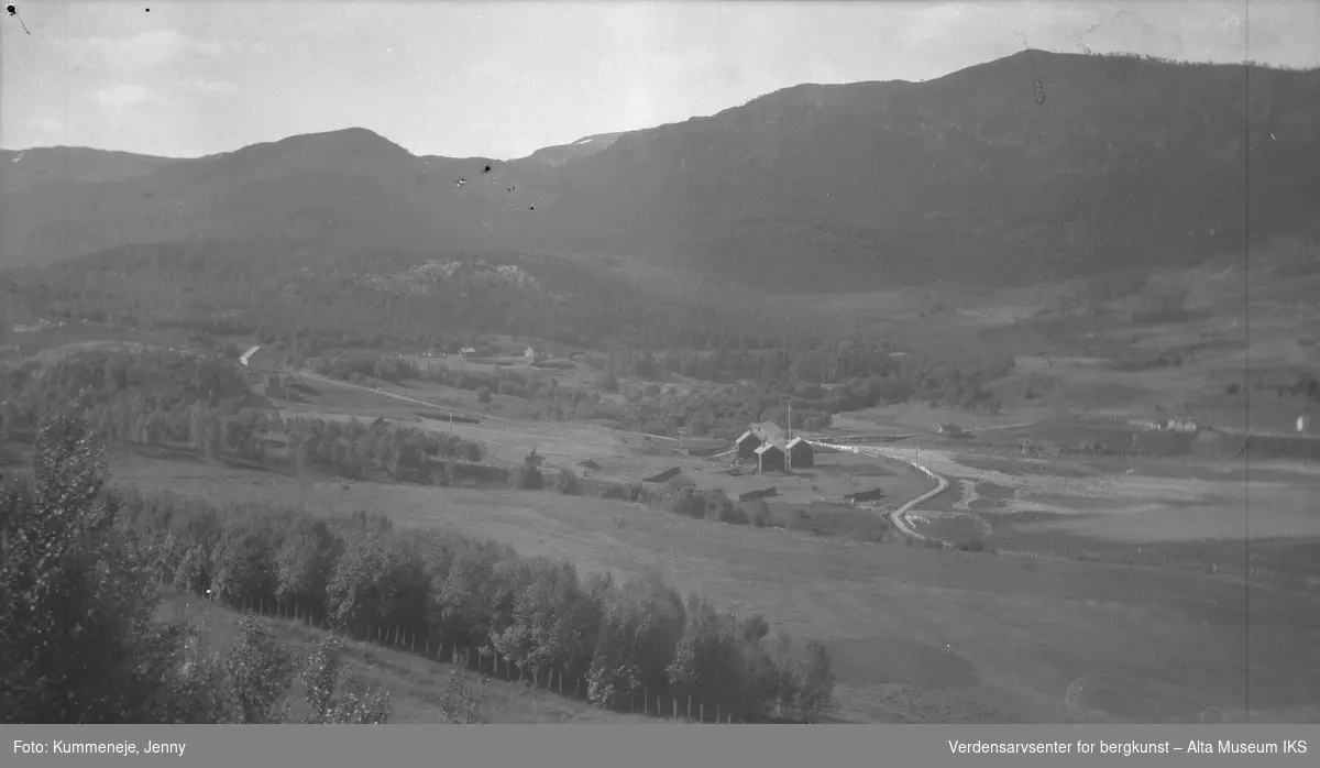 Landskapsbilde fra Talvik. 1921