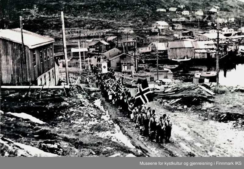 17. maitog i Havøysund under gjenreisningen på slutten av 1940-tallet.