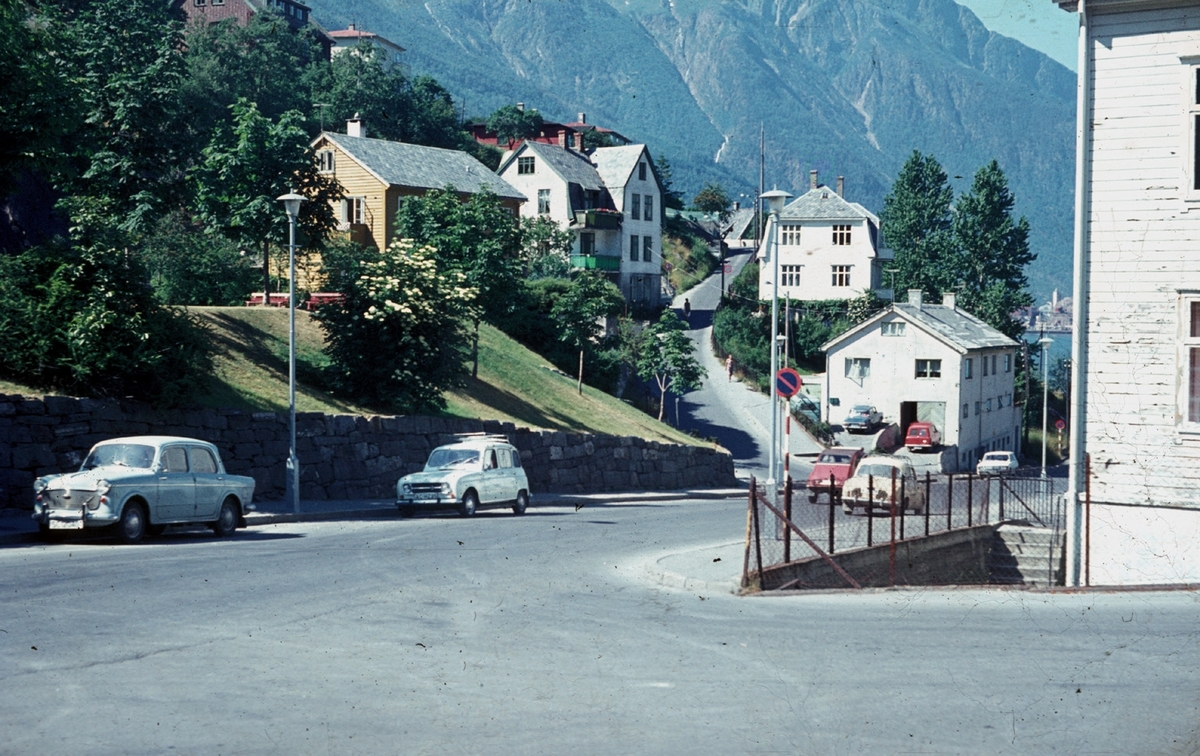 Opheimsgata i Odda sentrum