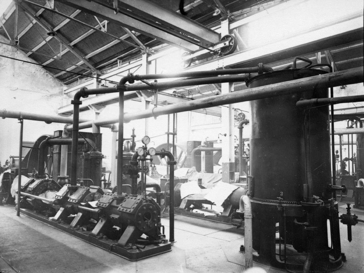 Nitrogenanlegget i Lindehuset, Odda Smelteverk.