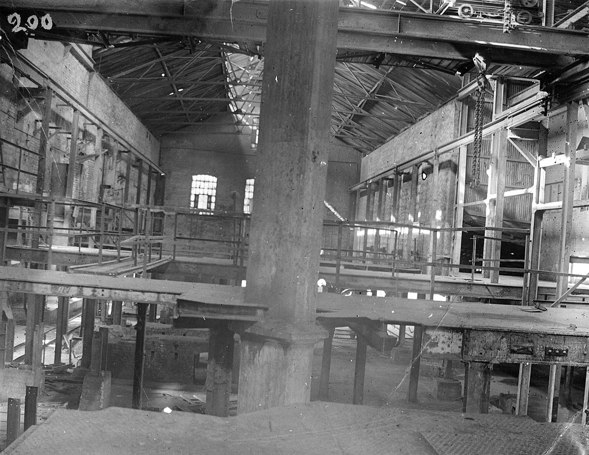 Industrihall på Zinken si avdeling i Tyssedal. 