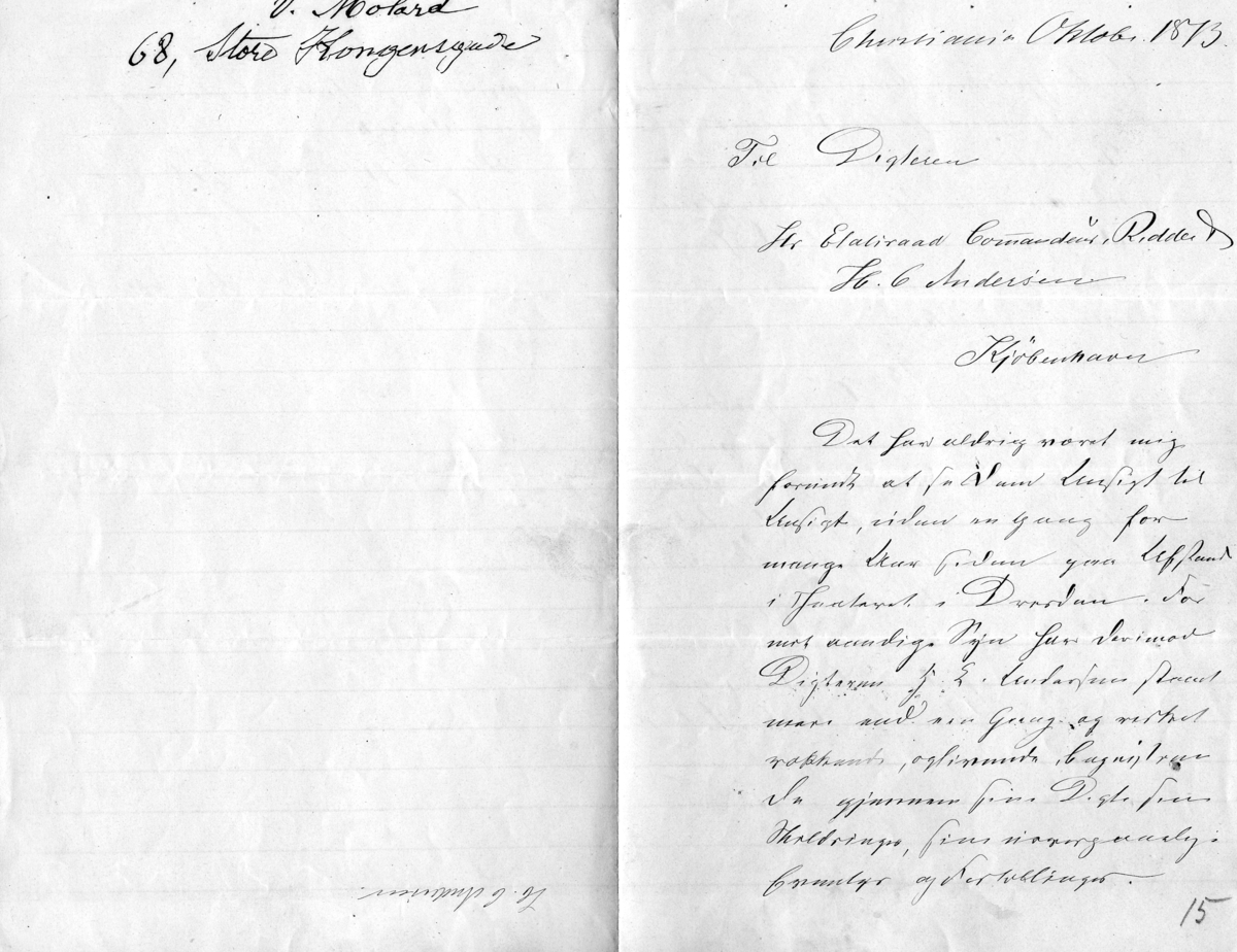 H. C. Andersen dedikasjoner og håndskrifter