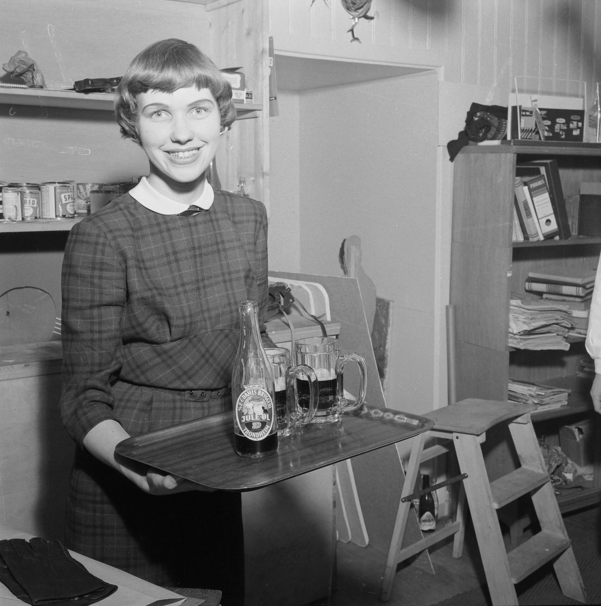 E.C. Dahls Bryggeri. Reklamefoto for juleøl