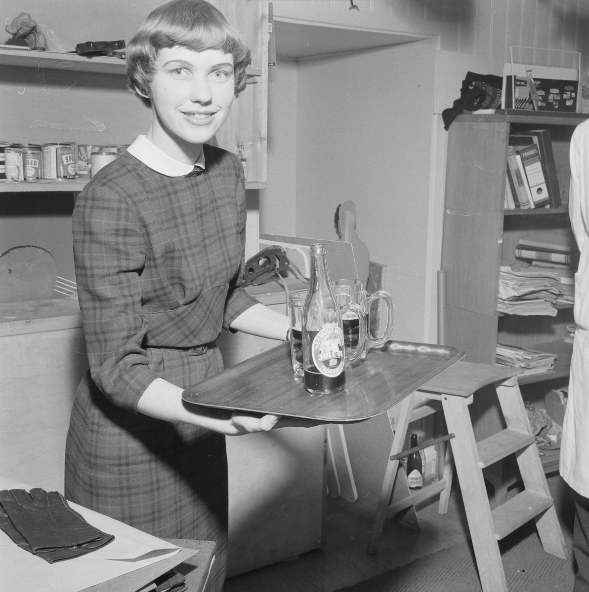 E.C. Dahls Bryggeri. Reklamefoto for juleøl